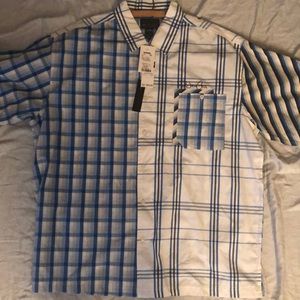 FUBU Collection short sleeve button down